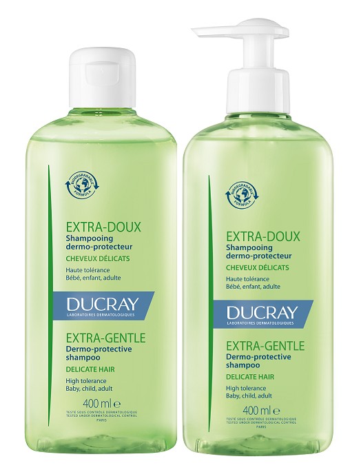 Ducray Extra Doux Shampooing 400ml Lot de 2